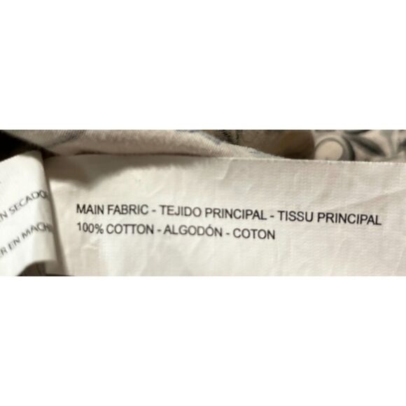 Denim & Flower Ricky Singh Boho Cotton Zip Up Light Jacket Medallion Cottage Med - Picture 4 of 8